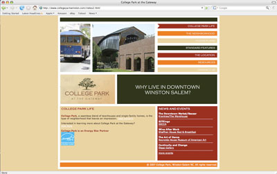 college park website